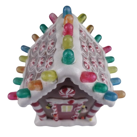 2008 Hallmark Gingerbread Gumdrop House Nutcracker Suite Ceramic Musical Lights - Picture 3 of 12